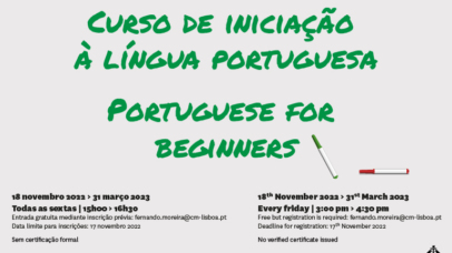 Curso de iniciação à língua Portuguesa