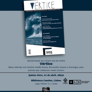 Capa da revista Vértice.