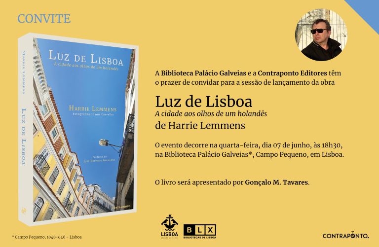 Capa do livro "Luz de Lisboa".