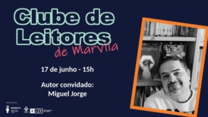 Clube de leitores de Marvila com Miguel Jorge.