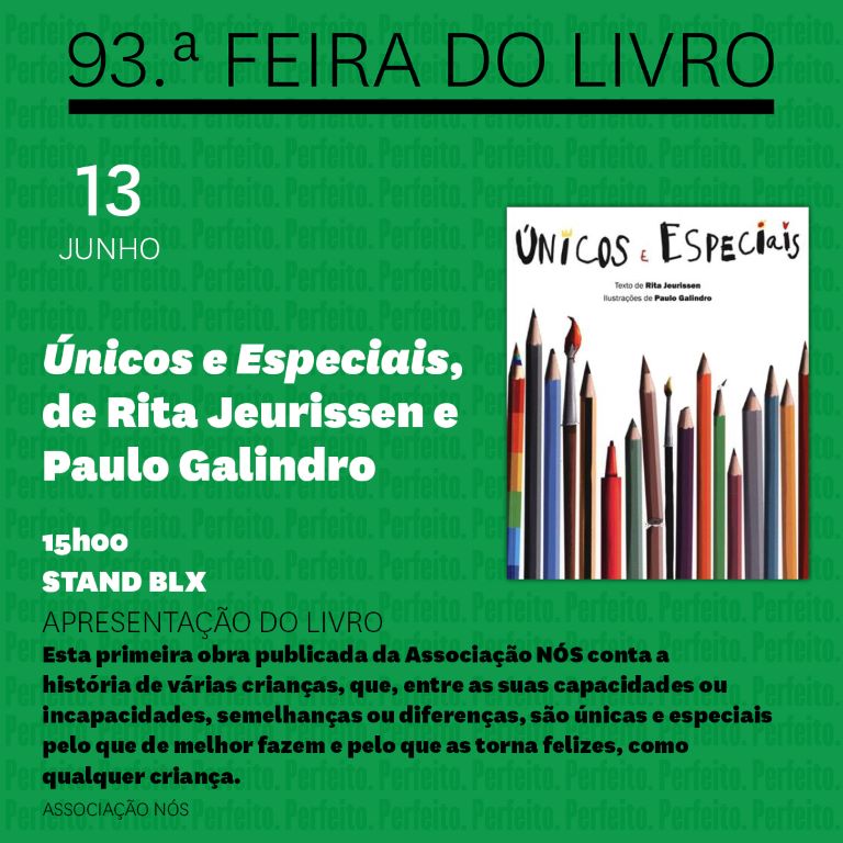 Apresentação do livro “Únicos e Especiais”, no Stand BLX da Feira do Livro de Lisboa.