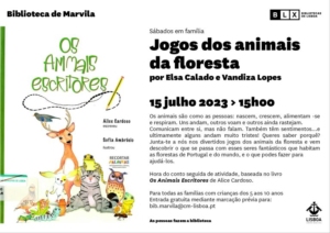 Jogos dos animais da floresta, na Biblioteca de Marvila.