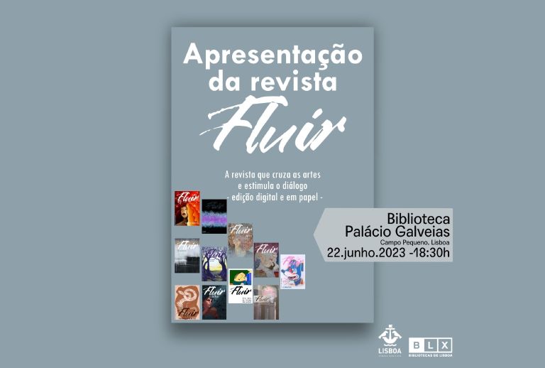Apresentação da revista Fluir, na Biblioteca Palácio Galveias.