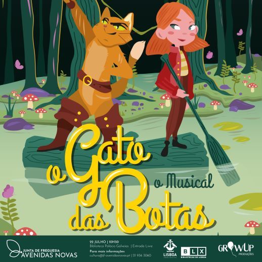 Teatro infantil "O Gato das Botas".