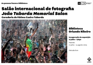 Exposição de fotografia de homenagem ao fotógrafo João Taborda, por Fátima Caeiro Taborda.