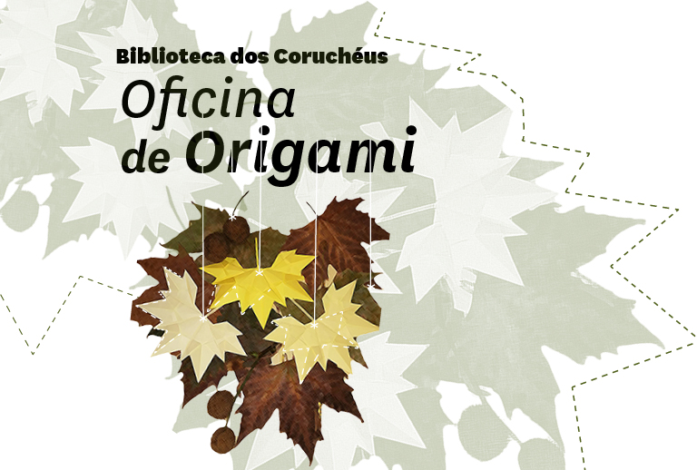 Imagem: Oficina de origami na Biblioteca dos Coruchéus.