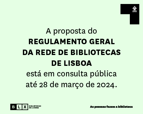 A proposta de regulamento geral da rede de bibliotecas de Lisboa está em consulta pública até 28 de março de 2024.