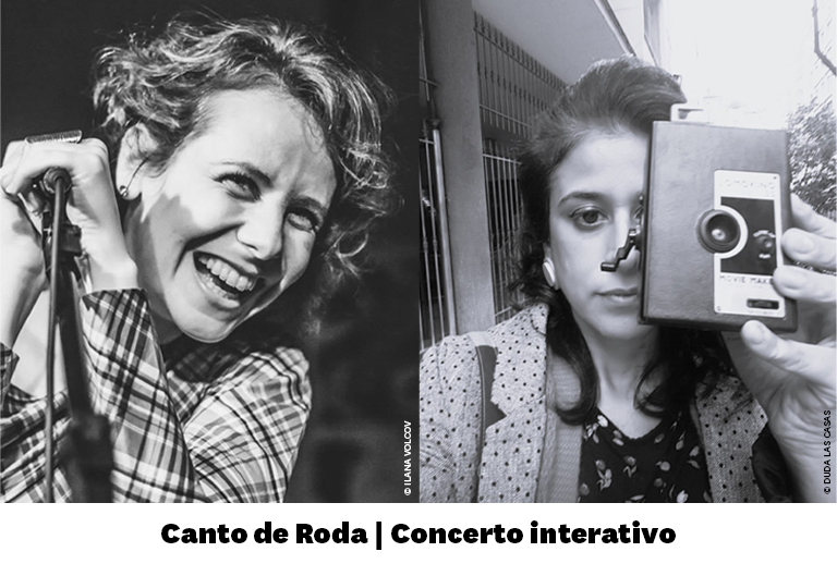 Imagem com os retratos de Duda Las Casas e Ilana Volcov.
