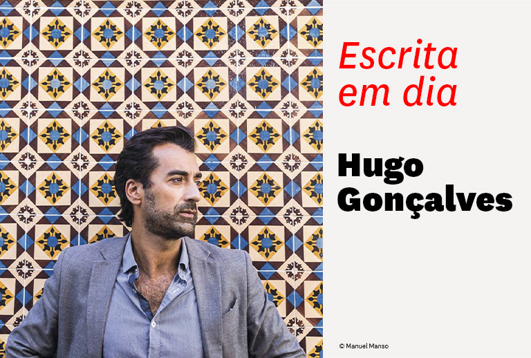 Imagem do evento com o retrato de Hugo Gonçalves.