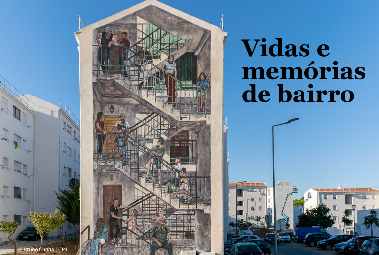 Fotografia de um mural no Bairro 2 de maio. Autor da foto: Bruno Cunha.