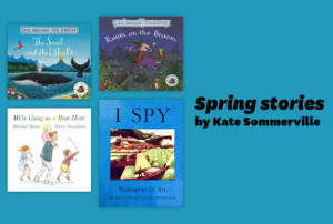 Imagem com capas de livros infantis em inglês.
