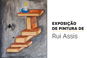 Imagem com uma das pinturas de Rui Assis.