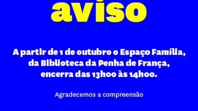 Imagem de aviso com frase explicativa