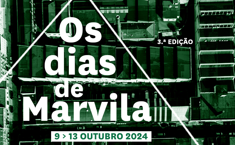 Imagem com texto: Os dias de Marvila