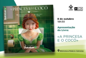 Imagem da capa do livro "A Princesa e o Cocó"