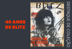 Imagem com a capa no número 1 da publicação periódica 'Blitz'.