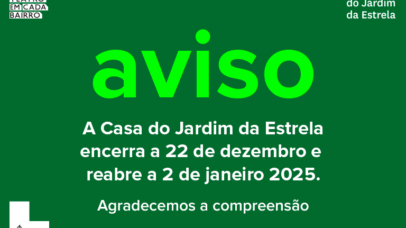 Imagem com o texto do aviso.