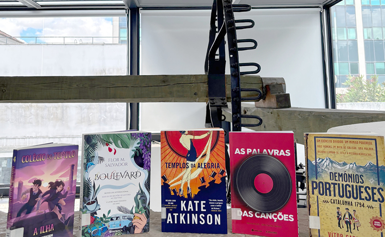 Imagem com as capas dos livros.