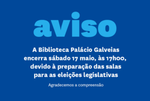 Imagem com o texto do aviso.