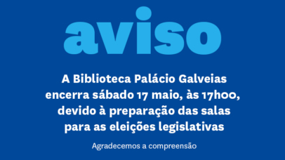 Imagem com o texto do aviso.