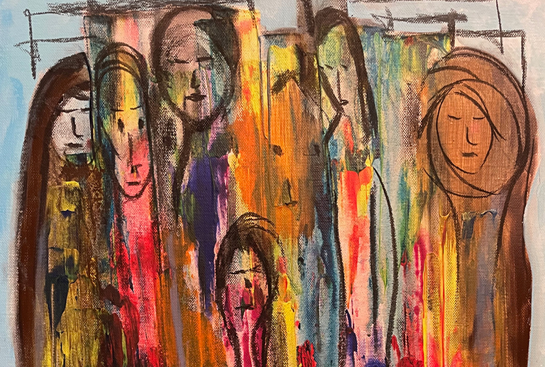 Imagem com uma das obras da exposição.