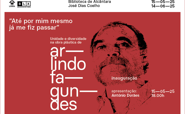Imagem com o retrato ade Arlindo Fagundes.