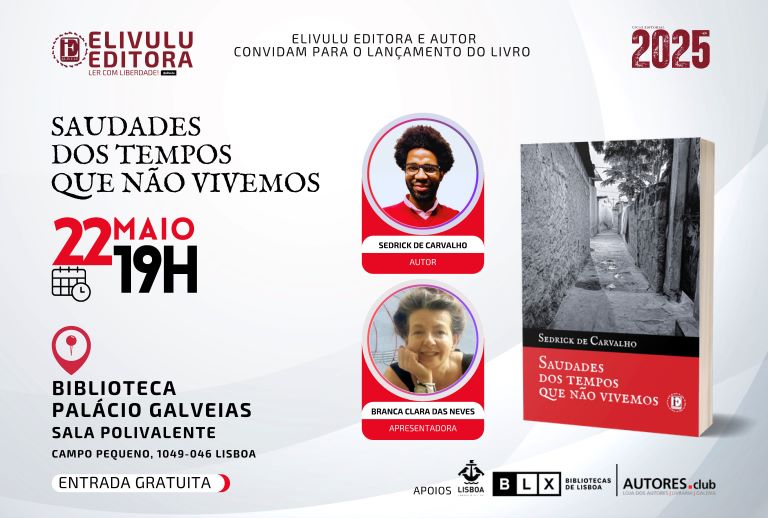 Imagem com a capa do livro e os retratos das pessoas convidadas.