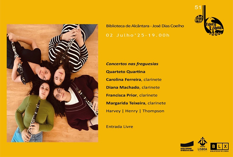 Imagem com a fotografia do Quarteto.