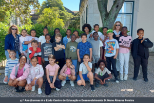 Imagem com o grupo de alunos.