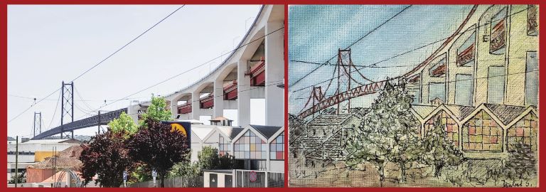 Imagem de uma das obras expostas.