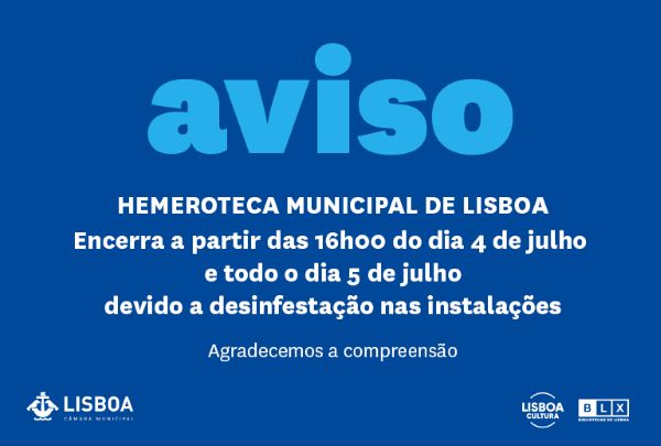 Imagem com texto do aviso