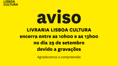 Imagem com o texto do aviso.