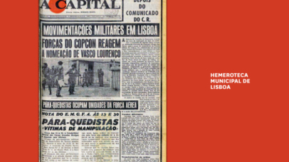 Imagem com uma das capas dos periódicos.