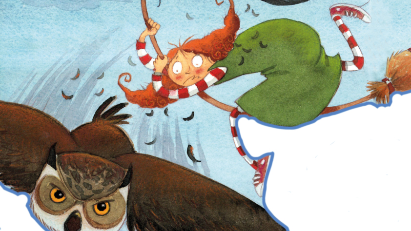Imagem com a ilustração infantil.