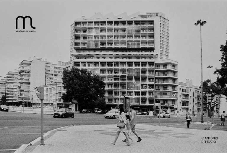 Imagem com uma vista parcial de Alvalade.