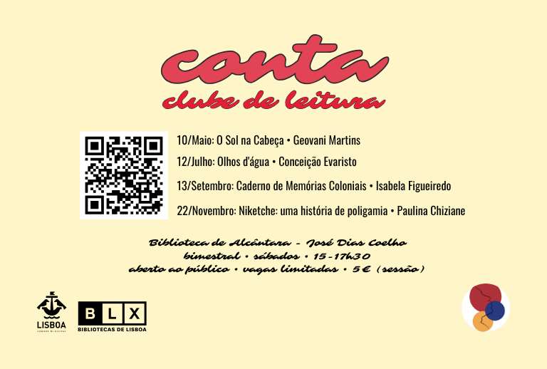 Imagem com as datas do clube de leitura.