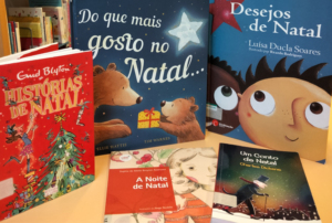 Imagem com capas de livros.