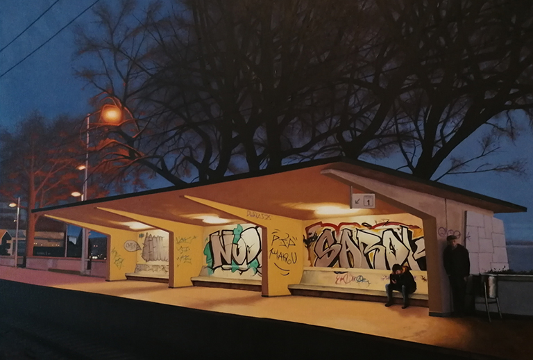 Imagem de uma das obras do artista.