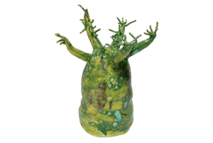 Imagem com uma das peças da artista.