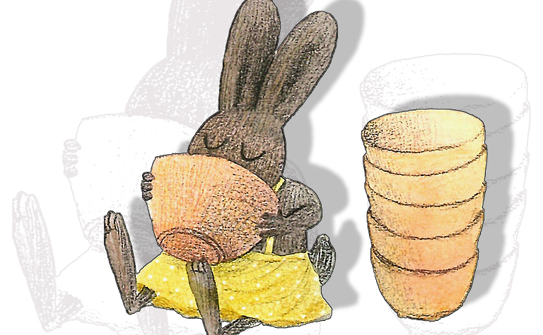 Imagem com a ilustração infantil.