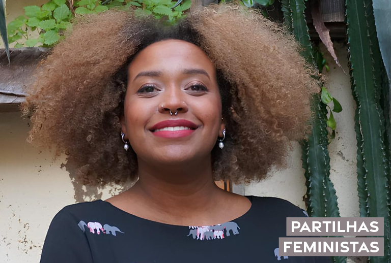 Imagem com o retrato de Luana Gomes.