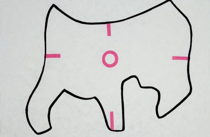 Imagem com uma das obras da artista.