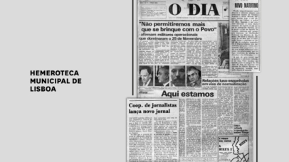 Imagem com a capa do periódico.