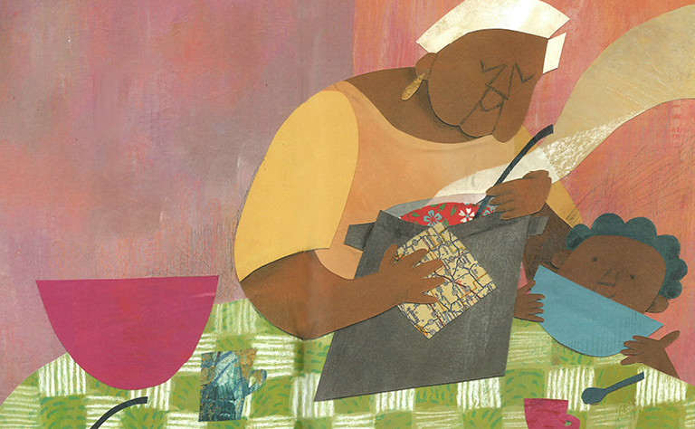 Imagem com uma das ilustrações do livro.