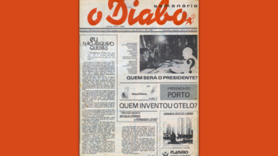 Imagem com a capa do jornal.