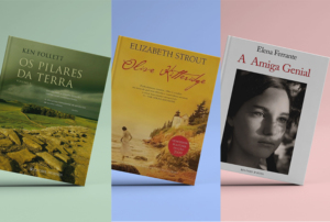 Imagem com as 3 capas dos livros.