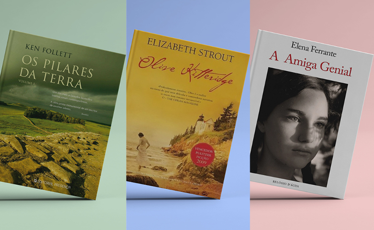 Imagem com as 3 capas dos livros.