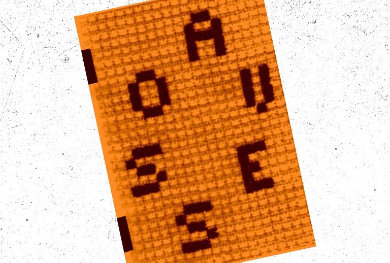 Imagem de uma das peças da exposição.