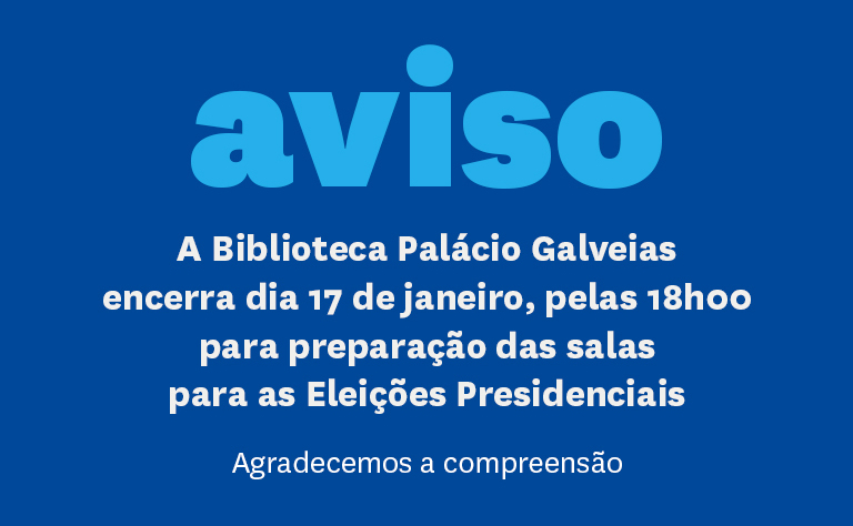 Imagem com texto do aviso