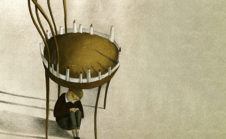 Imagem com uma ilustração infantil.